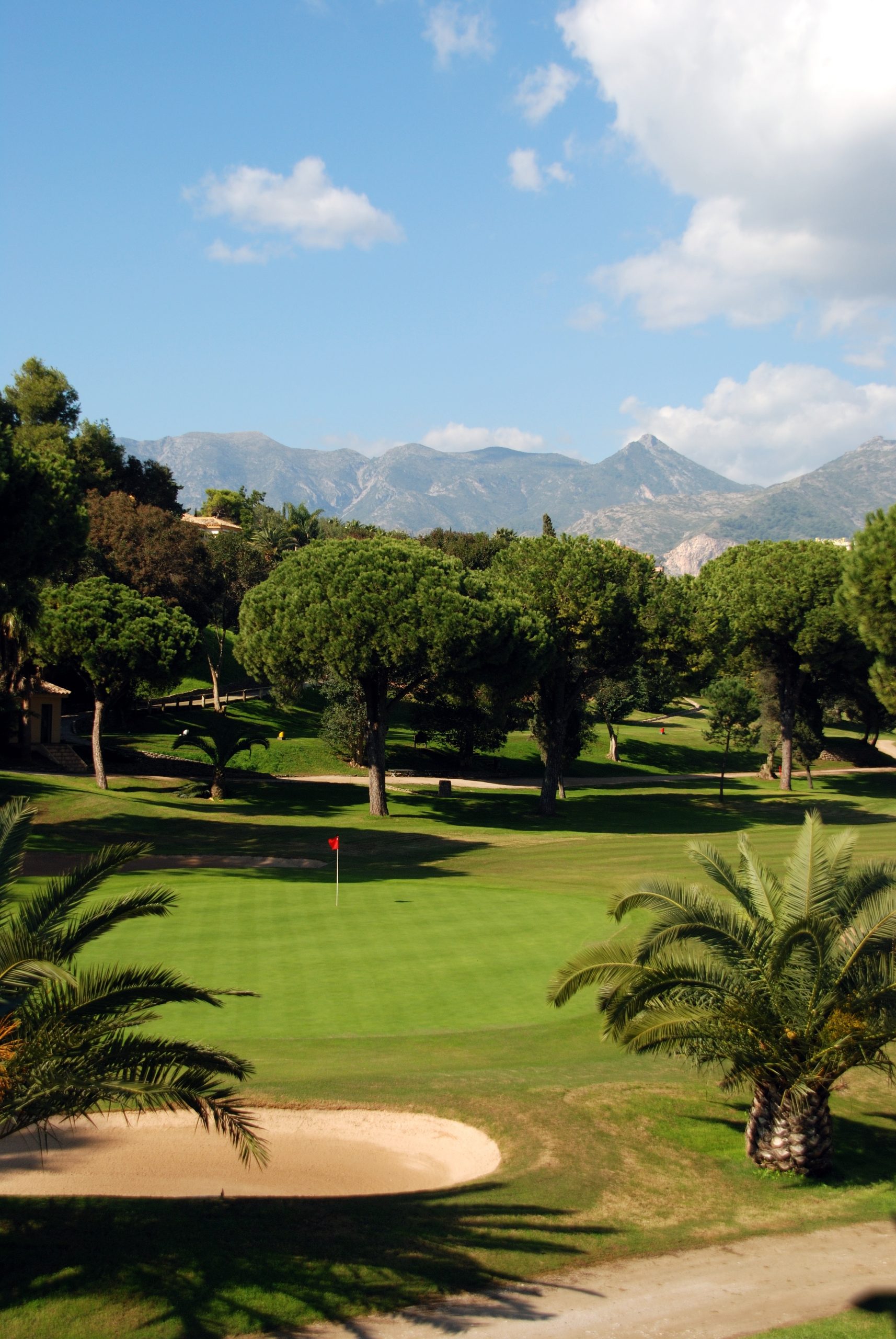 Fairway shot in Spain for golf trip golf holiday and golf break